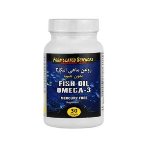 کپسول روغن ماهی امگا 3 فاقد جیوه فرمولیتد ساینسز بسته 30 عددی