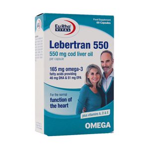 کپسول لبرترن 550 یوروویتال   بسته 60 عددی