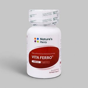 کپسول مکمل آهن ویتا فرو نیچرز پلنتی بسته 30 عددی حفظ سطح انرژی مناسب آقایان و خانم‌ها مصرف روزانه 1 عدد
