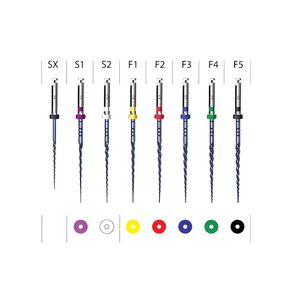 کیت فایل روتاری آبی اینسی دنتال مدل action blue بسته 6 عددی