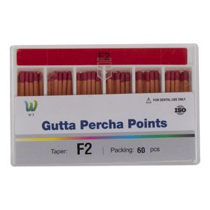 گوتا دندانپزشکی دبلیو تری مدل f2 بسته 60 عددی