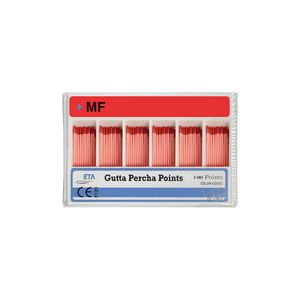 گوتا دندانپزشکی پرکا مدل mf کد 02 بسته 100 عددی
