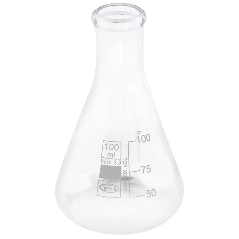 ارلن آزمایشگاهی گلاسکو کد ml 100 حجم 100 میلی لیتر