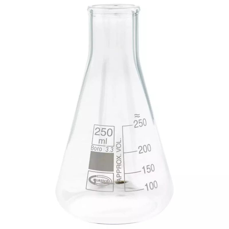ارلن آزمایشگاهی گلاسکو کد ml 250 حجم 250 میلی لیتر