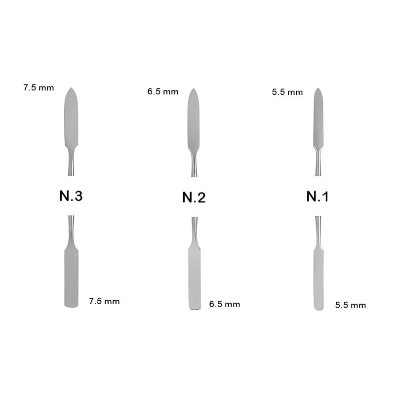 اسپاتول محکمه دو سر مدسی مدل cement spatula