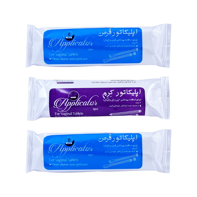 اپلیکاتور کرم و قرص اپلیکاتورز مدل 023 مجموعه 3 عددی