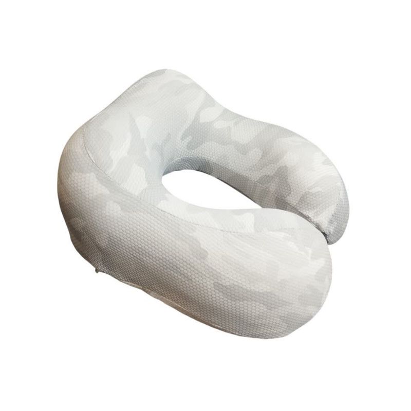بالش دور گردنی مدل memory foam طرح پلنگی