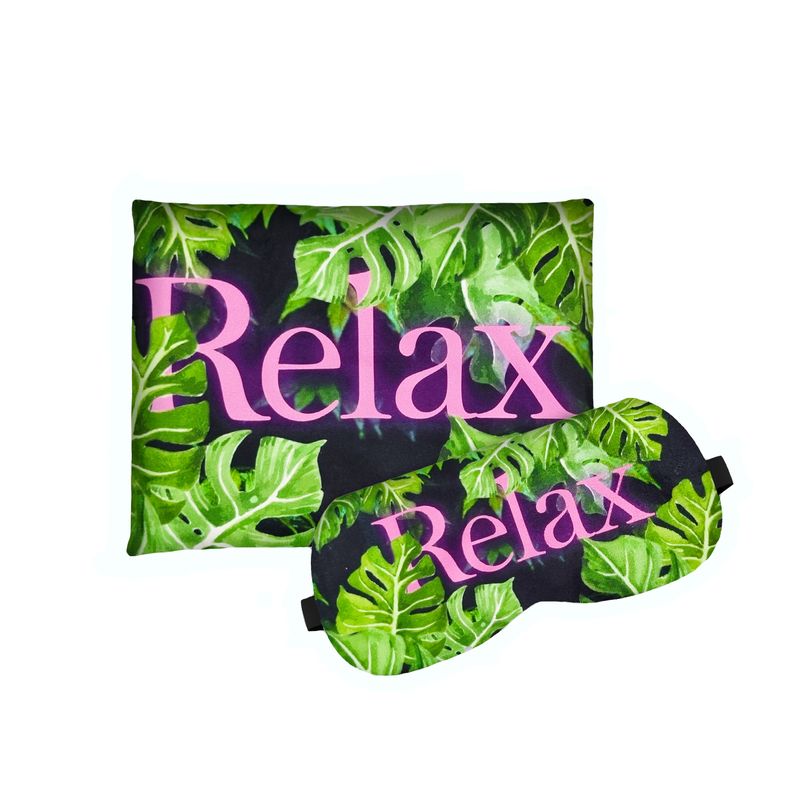 بالش طبی تادو طرح relax مدل sr104 به همراه چشم بند