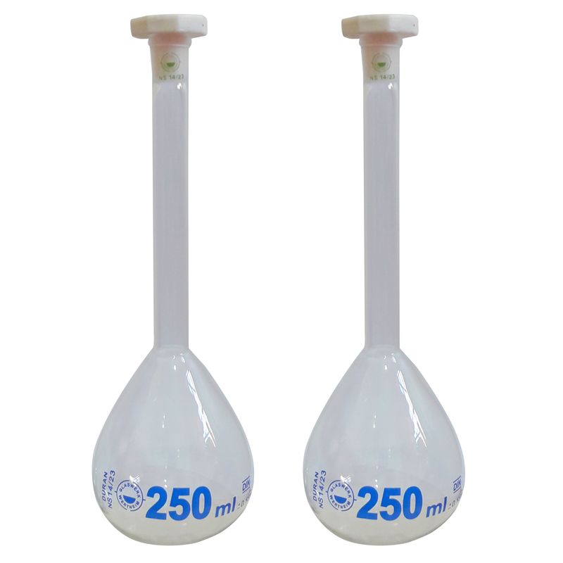 بالن آزمایشگاهی مدل ژوژه ظرفیت 250 میلی لیتر مجموعه 2 عددی