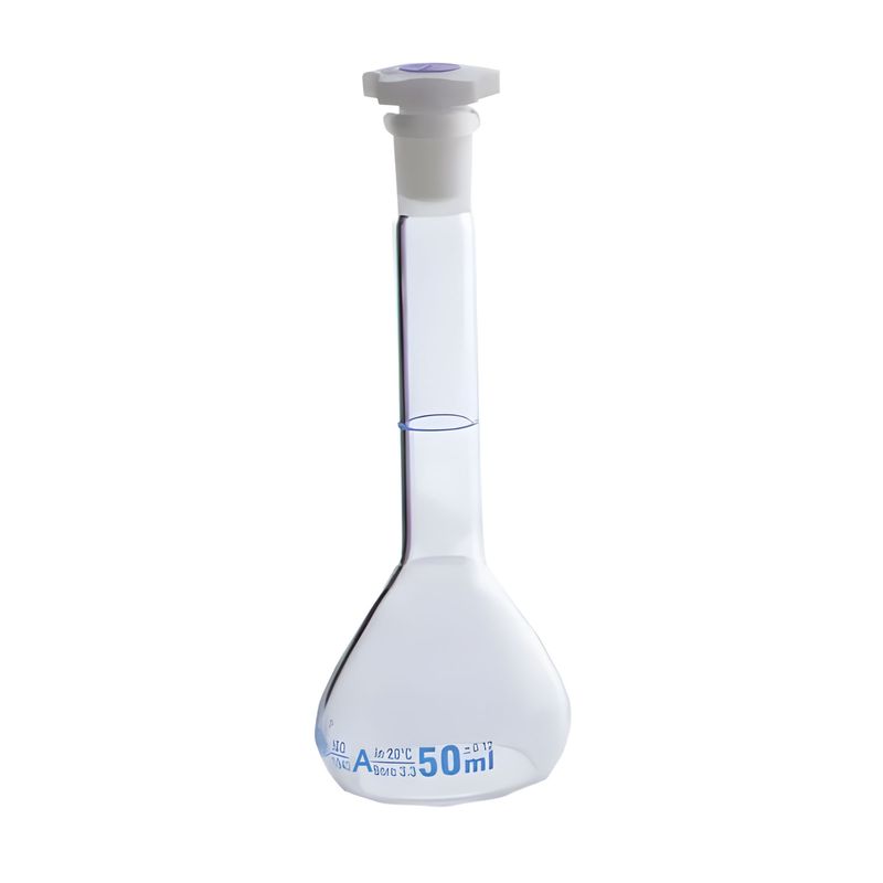 بالن ژوژه آزمایشگاهی گلاسکو مدل pyrex ظرفیت 50 میلی لیتر