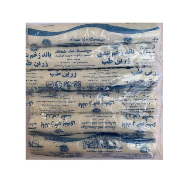 باند زخم زرین طب مدل 03 مجموعه 6 عددی