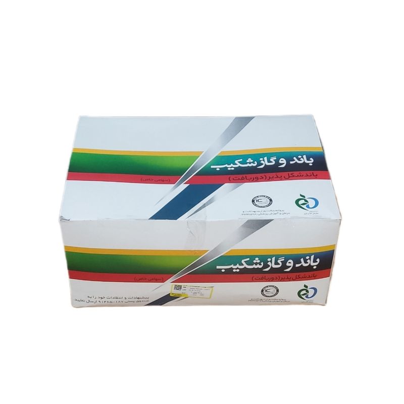 باند پانسمان شکیب مدل دور بافت بسته 60 عددی