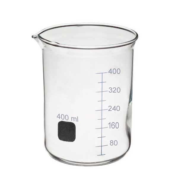 بشر آزمایشگاه مدل beaker ظرفیت 400 میلی لیتر