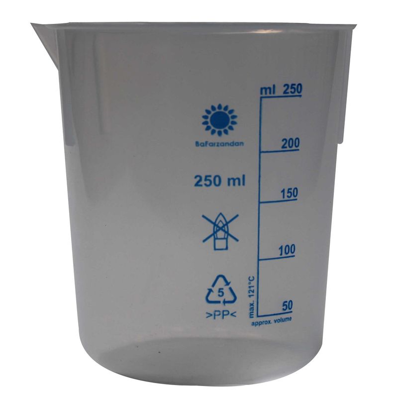 بشر آزمایشگاهی مدل conical ظرفیت 250 میلی لیتر