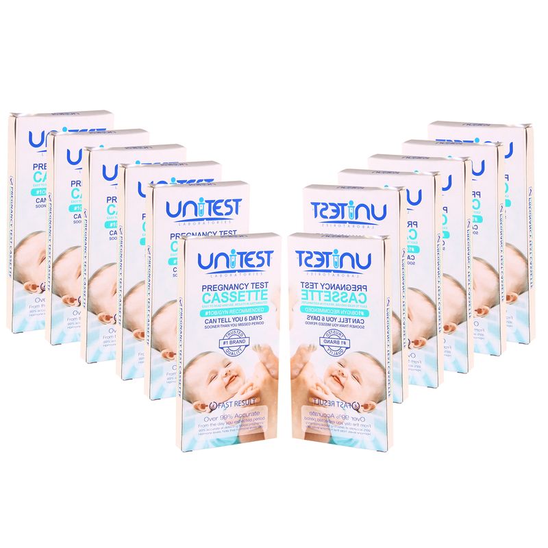 بی بی چک یونی تست مدل cassette مجموعه 12 عددی