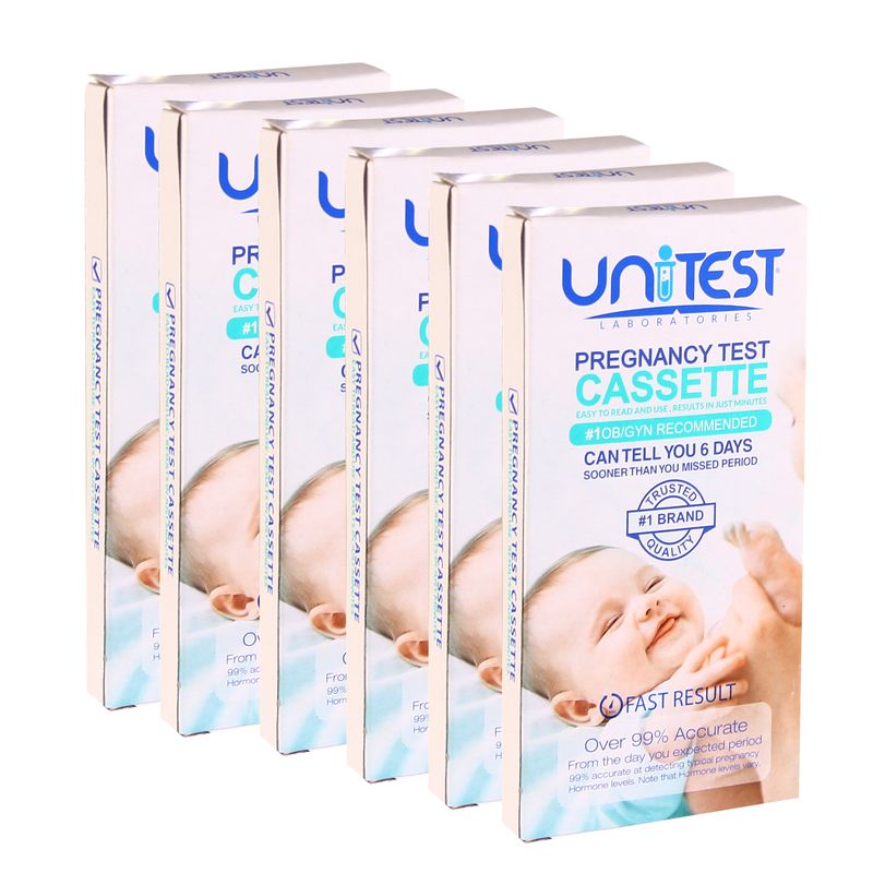 بی بی چک یونی تست مدل cassette مجموعه 6 عددی