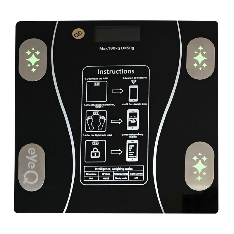 ترازو هوشمند آی کیو مدل robot کد ai v15 دارای بلوتوث با دقت 50 گرم