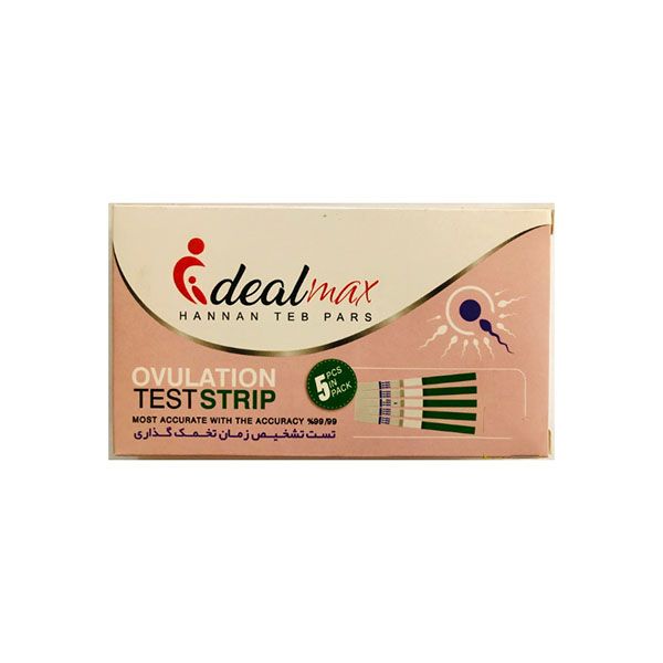 تست تخمک گذاری ایده ال مکس مدل lh بسته 5  عددی