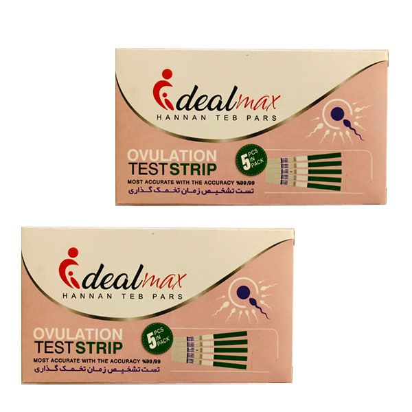 تست تخمک گذاری ایده ال مکس مدل lh مجموعه 2 عددی