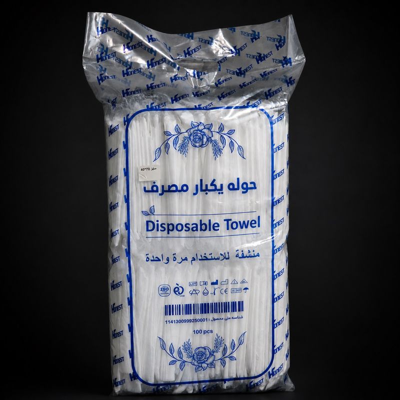 حوله یکبار مصرف آنست کد 70*40 بسته 100 عددی