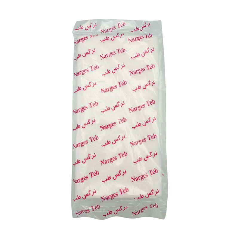 حوله یکبار مصرف نرگس طب مدل 60gr سایز 80x40 بسته 25 عددی
