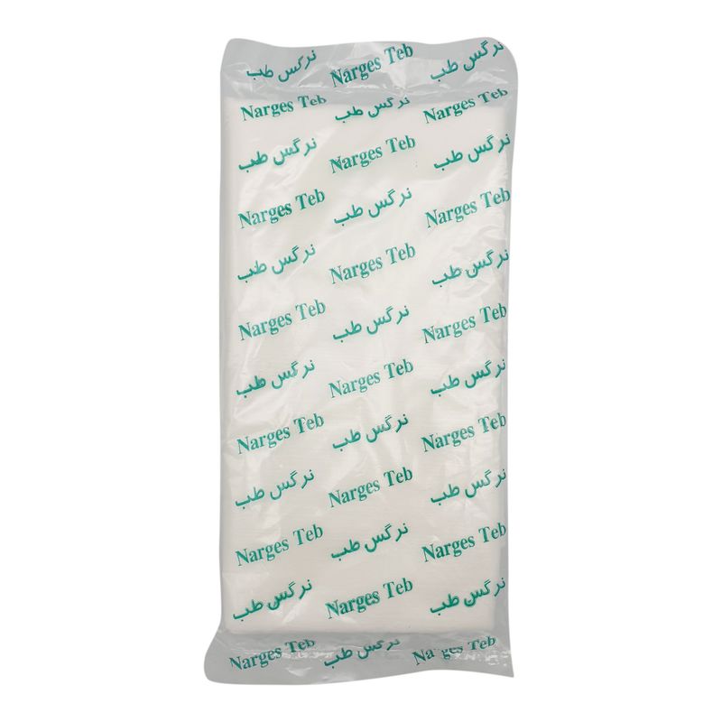 حوله یکبار مصرف نرگس طب مدل 90gr سایز 80x40 بسته 24 عددی