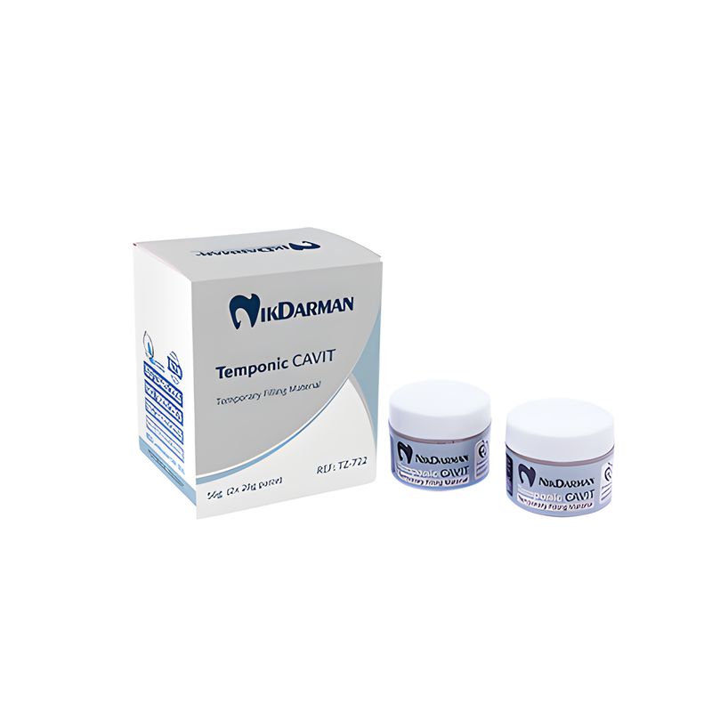 خمیر پانسمان موقت نیک درمان مدل temponic cavit وزن 28 گرم بسته 2 عددی