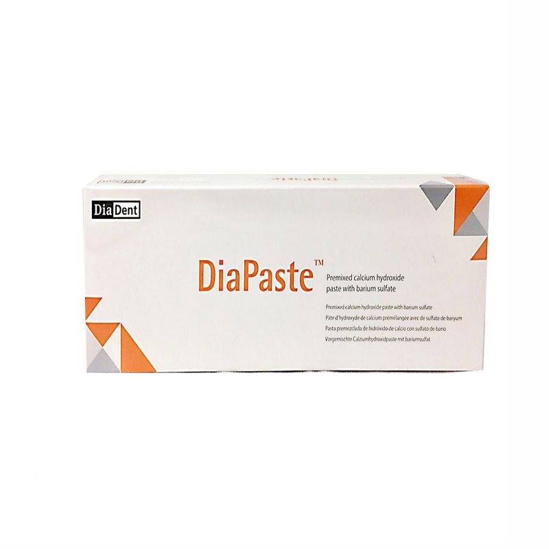 خمیر کلسیم هیدروکساید دندانپزشکی دیادنت مدل diapaste وزن 2 گرم