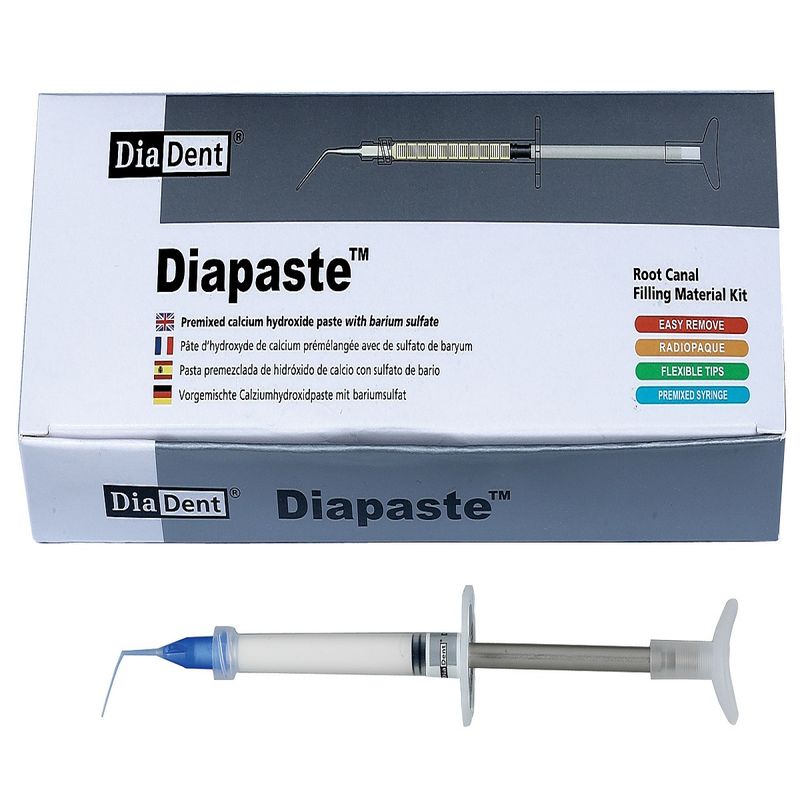 خمیر کلسیم هیدروکساید دندانپزشکی دیادنت مدل diapex plus وزن 2 گرم