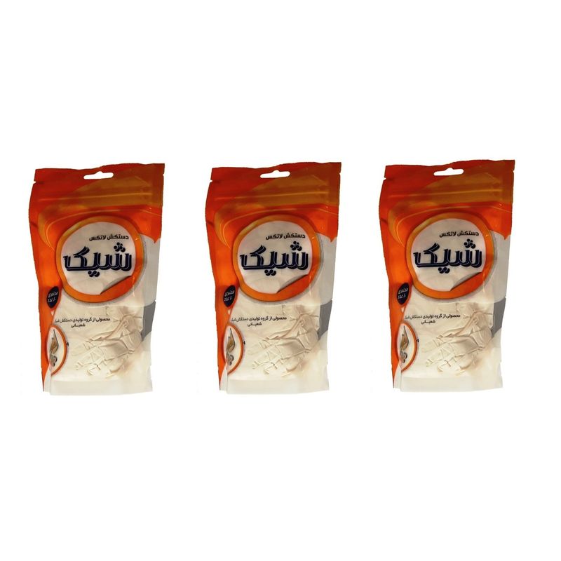 دستکش لاتکس شیک مدل l30 مجموعه 3 عددی