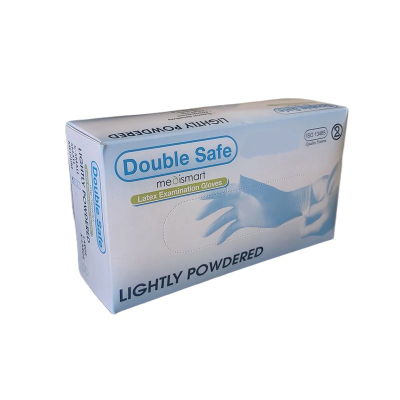 دستکش لاتکس مدی اسمارت مدل 01l سایز لارژ بسته 100 عددی
