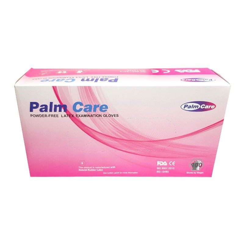 دستکش لاتکس پالم کار مدل 01m سایز مدیوم بسته 100 عددی