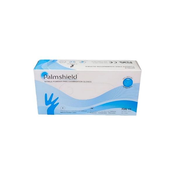 دستکش نیتریل پالم شیلد مدل 01l سایز لارج بسته 100 عددی