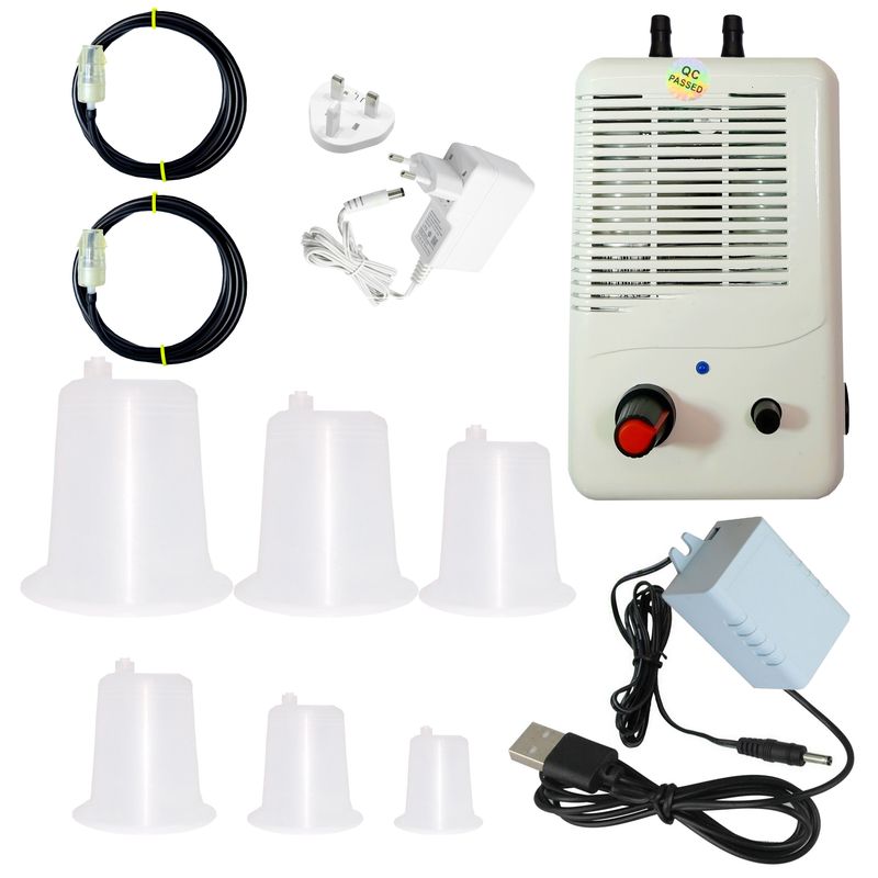 دستگاه بادکش برقی مدل xa930 مجموعه 12 عددی