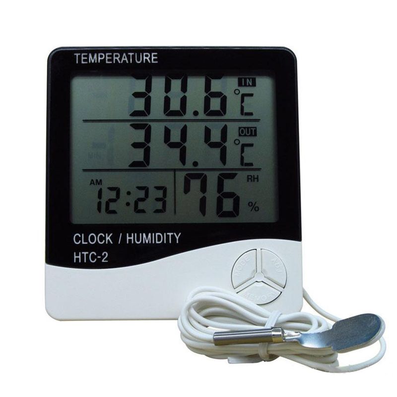 دماسنج و رطوبت سنج محیطی htc 2
