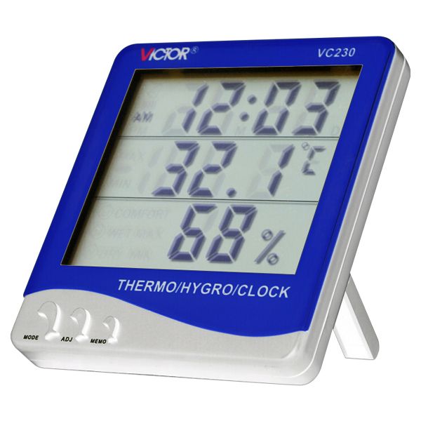 دماسنج و رطوبت سنج ویکتور مدل vc230