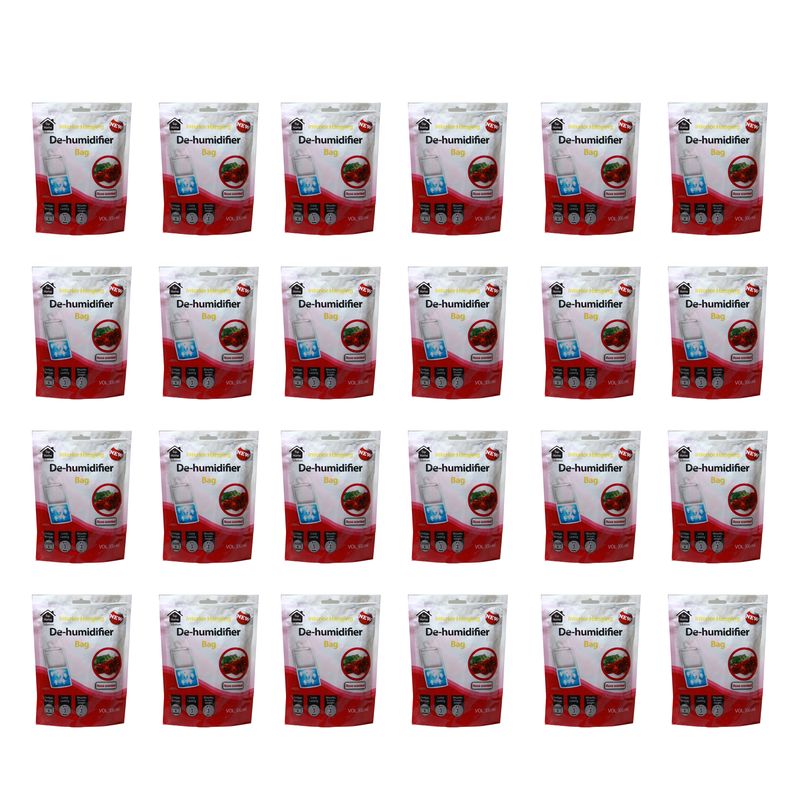 رطوبت گیر مدل رز حجم 500 میلی لیتر مجموعه 24 عددی