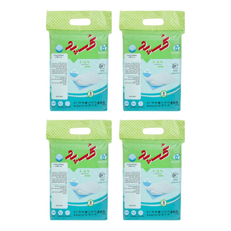 زیر انداز بیمار کرپد مدل 60905 بسته 4 عددی