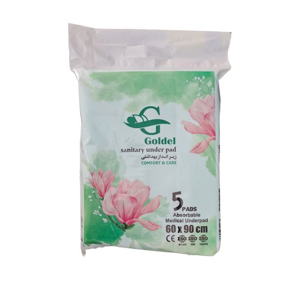 زیرانداز یکبار مصرف بهداشتی گلدل مدل g1 مجموعه 30 عددی