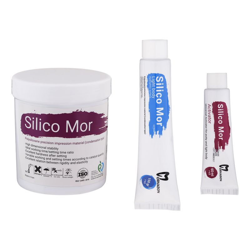 ست مواد قالب گیری سیلیکونی مروابن مدل silico mor