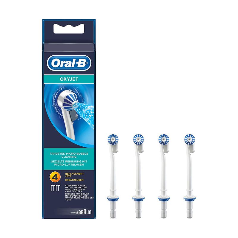 سری یدک مسواک برقی اورال بی مدل oxyjet بسته 4 عددی