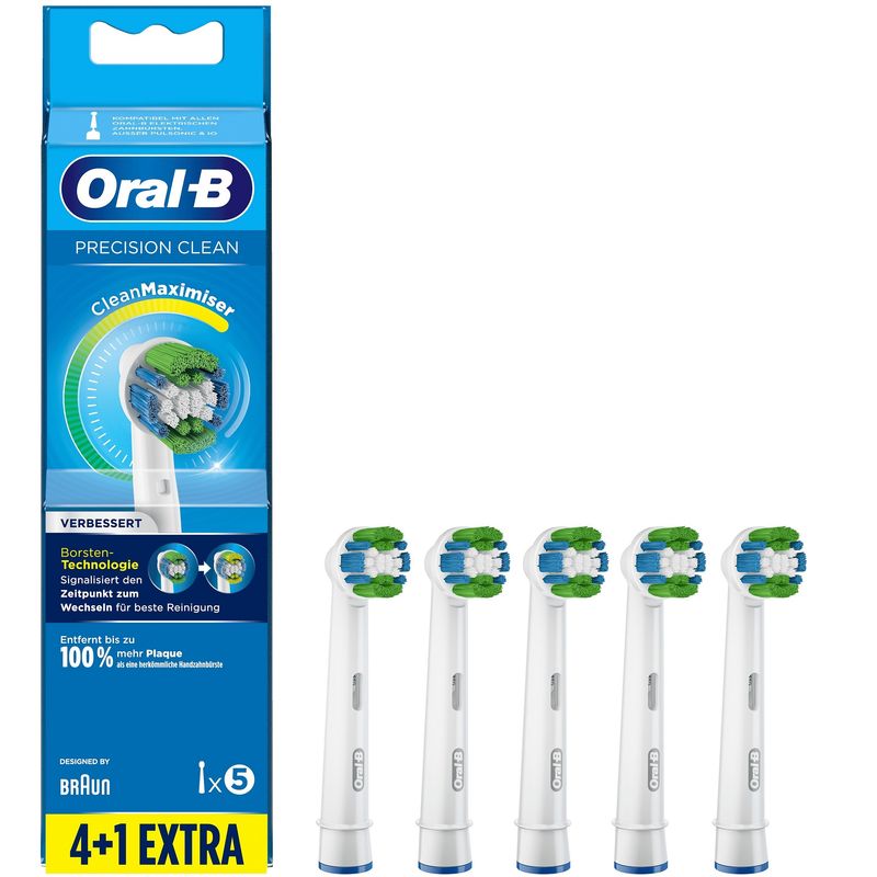 سری یدک مسواک برقی اورال بی مدل precision clean بسته 5 عددی