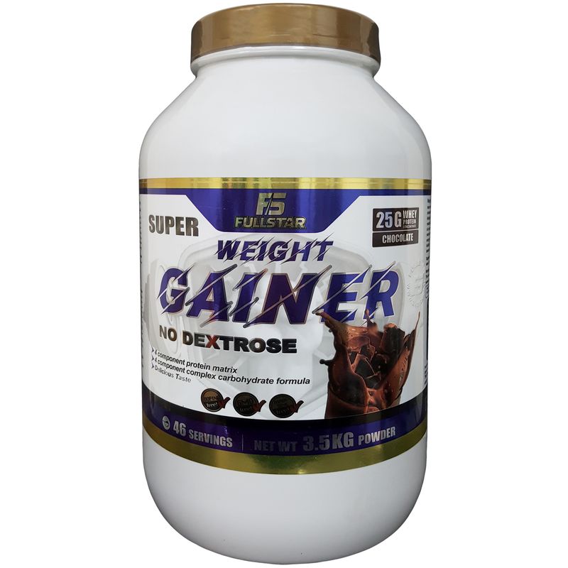 سوپر ویت گینر با طعم شکلات فول استار   3500 گرم