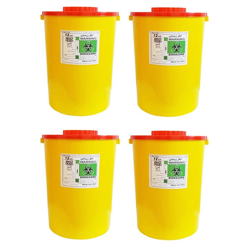 سیفتی باکس بیوسیف کد m700 ظرفیت 12000 میلی لیتر بسته 4 عددی