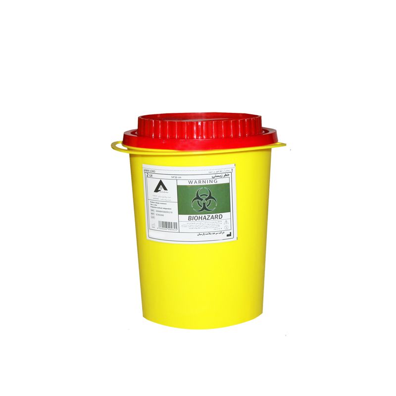 سیفتی باکس سرحد سلامت پارسیان مدل sc002000 ظرفیت 2000 میلی لیتر بسته 90 عددی