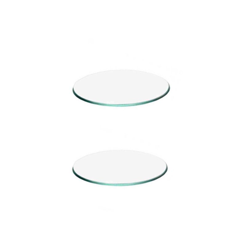 شیشه ساعت آزمایشگاه مدل rh 6 سایز 60 میلی متر بسته 2 عددی