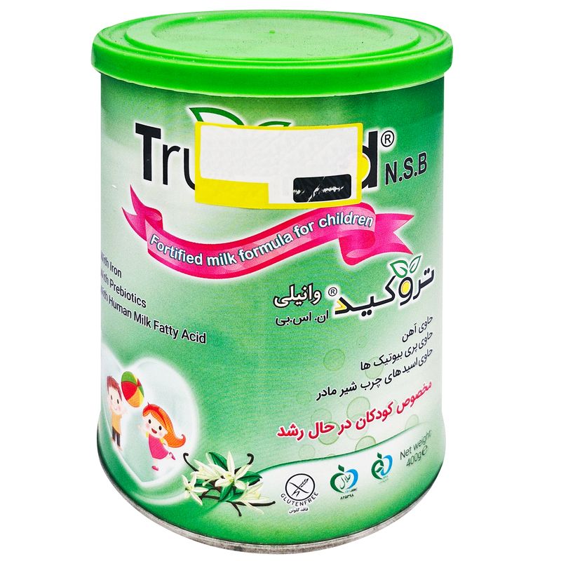 غذای کمکی کودک تروکید با طعم وانیل تروویتال   400 گرم