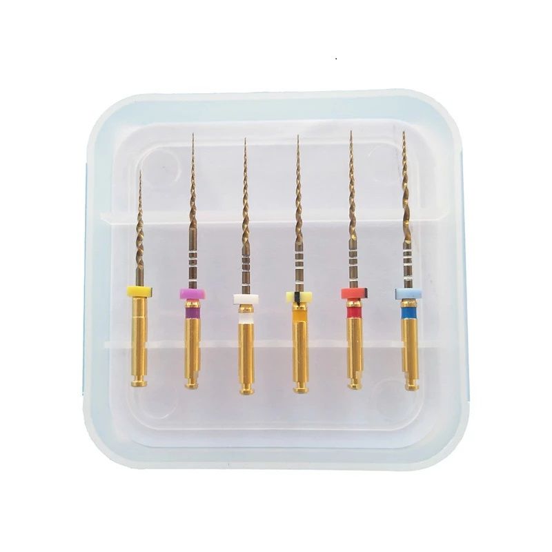 فایل روتاری دندانپزشکی  مدل assorte gold بسته 6 عددی