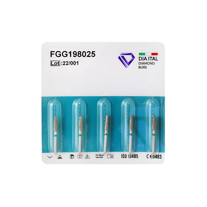 فرز الماسی دیا ایتالیا مدل مخروطی ته گرد توربین 198 بسته 5 عددی