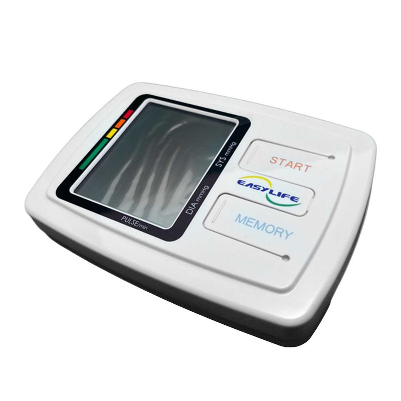 فشارسنج دیجیتال بازویی ایزی لایف kd 556 با حافظه 120 جایگاه نمایش میانگین سه اندازه‌گیری تشخیص نامنظمی ضربان قلب کاف دو شیلنگ نایلونی با قابلیت شستشو و خاموشی خودکار